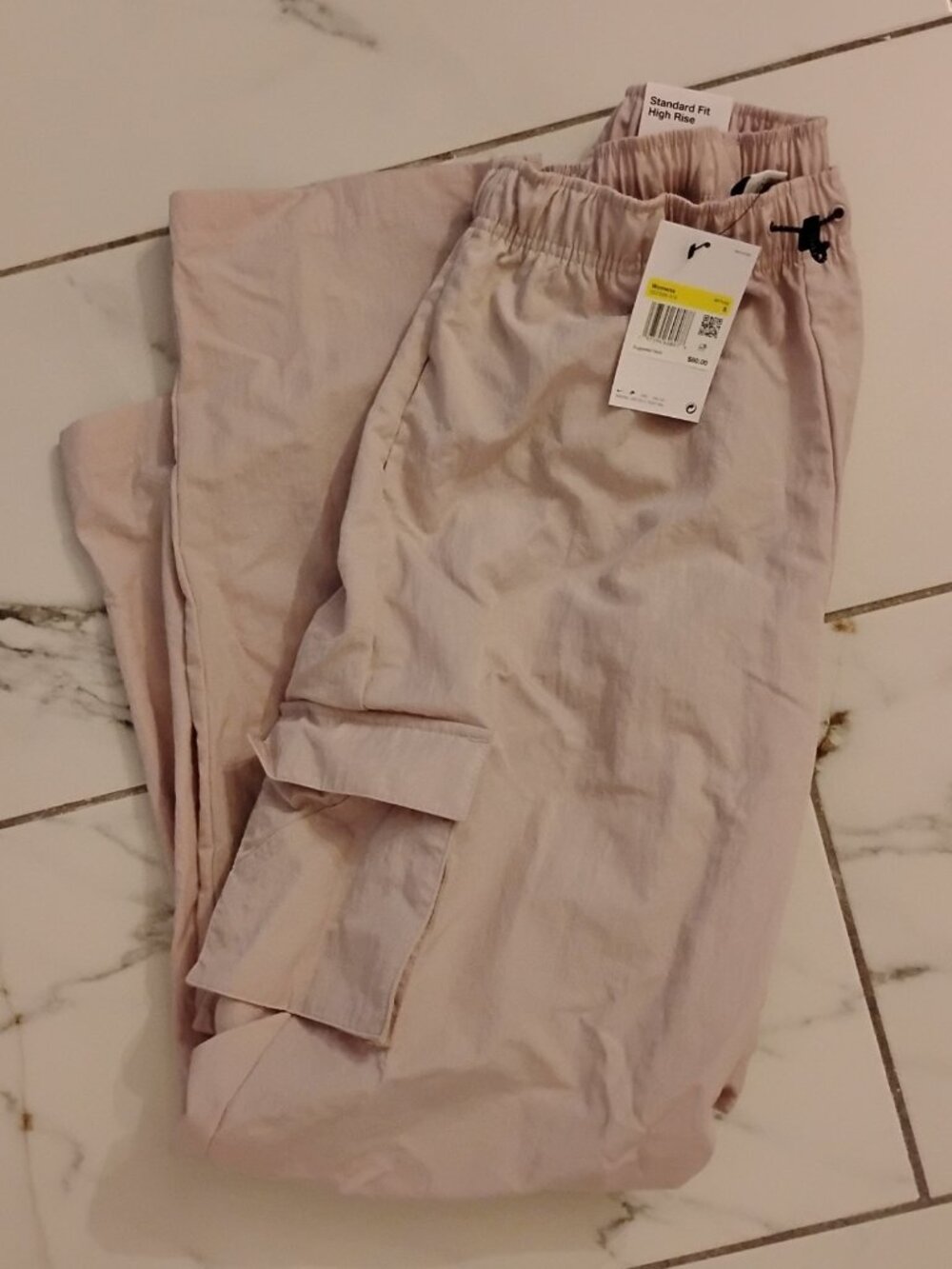 Nike Sportswear Essential High Rise Woven Cargo Pants Purple  Womens